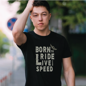 T-shirt impressa Born to...